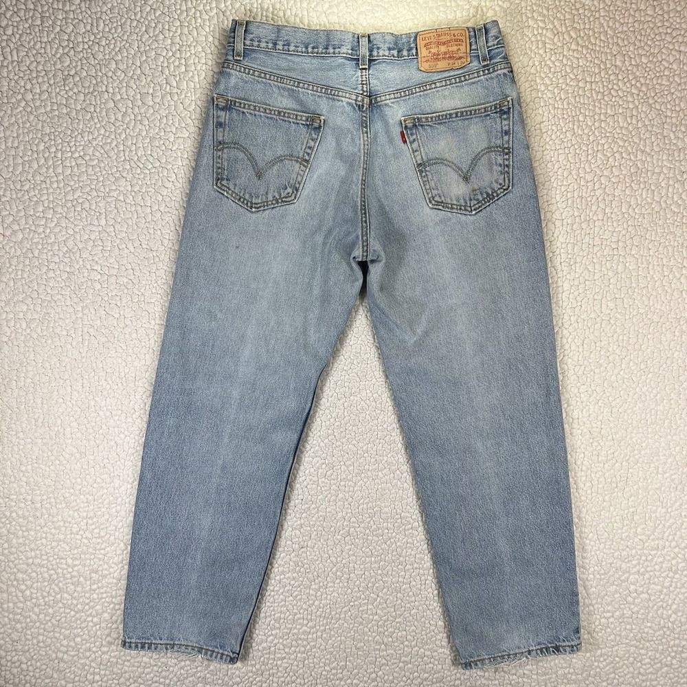 Levi's 550 Jeans Men's 34x30 (Actual 33x30) Blue Relaxed Fit Y2K - Picture 3 of 15